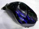 Noir avec Bleu Flamme Carénage Moto Honda CBR 600 RR 2003-2004 Noir avec Bleu Flamme Carénage Moto Honda CBR 600 RR 2003-2004