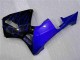 Noir avec Bleu Flamme Carénage Moto Honda CBR 600 RR 2003-2004 Noir avec Bleu Flamme Carénage Moto Honda CBR 600 RR 2003-2004