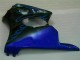 Noir avec Bleu Flamme Carénage Moto Kawasaki ZX6R 2000-2002 Noir avec Bleu Flamme Carénage Moto Kawasaki ZX6R 2000-2002