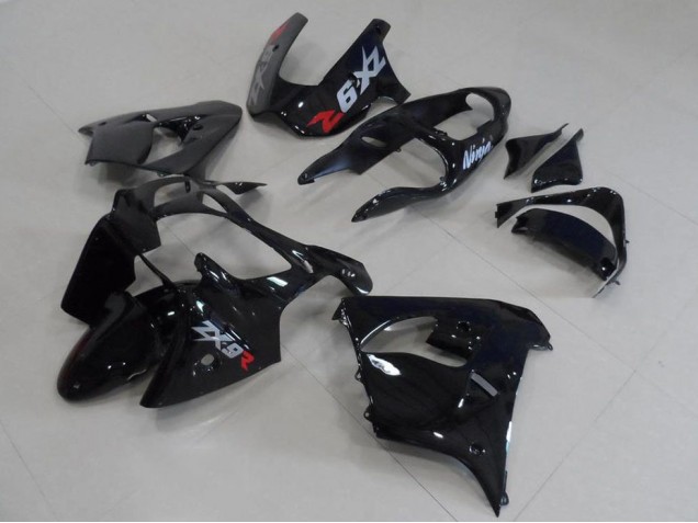 Noir avec Gris Décalque Carénage Moto Kawasaki ZX9R 2000-2001 Noir avec Gris Décalque Carénage Moto Kawasaki ZX9R 2000-2001