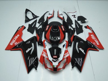 Noir et Rouge Carénage Moto Aprilia RS 125 2006-2011