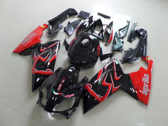 Noir et Rouge Carénages Moto Aprilia RS 125 2006-2011 Noir et Rouge Carénages Moto Aprilia RS 125 2006-2011