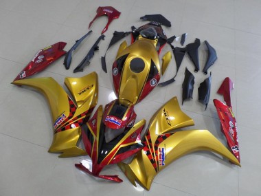 Or et Dark Rouge Carénage Moto Honda CBR 1000 RR 2012-2016
