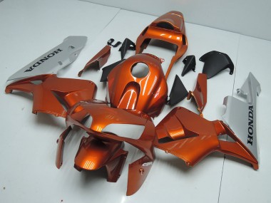 Orange Argent Carénage Moto Honda CBR 600 RR 2003-2004