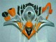 Orange Argent Carénages Moto Honda CBR 1000 RR 2008-2011 Orange Argent Carénages Moto Honda CBR 1000 RR 2008-2011