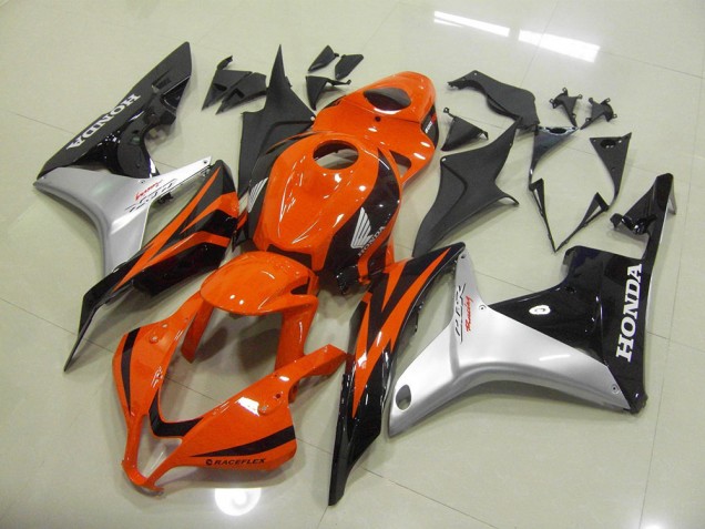 Orange Argent Noir Carénages Moto Honda CBR 600 RR 2007-2008 Orange Argent Noir Carénages Moto Honda CBR 600 RR 2007-2008