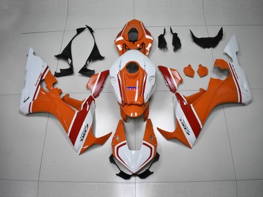 Orange Blanc HRC Carénage Moto Honda CBR 1000 RR 2017-2023