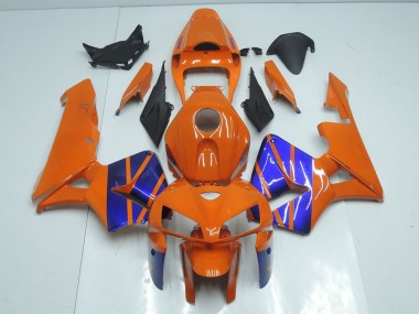 Orange Bleu Carénage Moto Honda CBR 600 RR 2005-2006