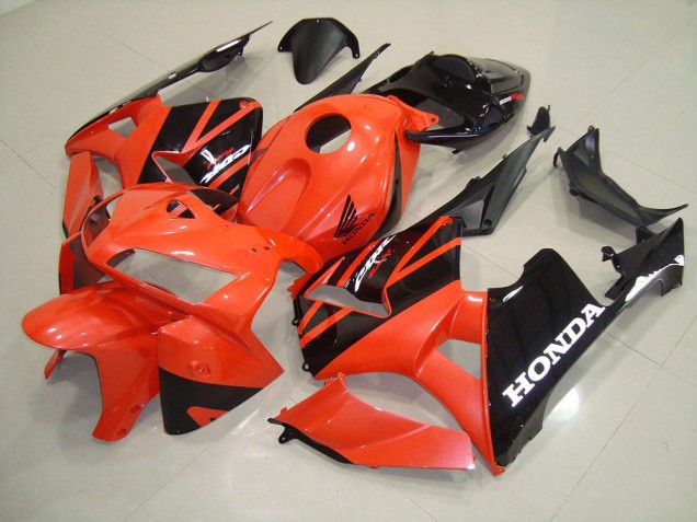 Orange Carénage Moto Honda CBR 600 RR 2005-2006 Orange Carénage Moto Honda CBR 600 RR 2005-2006