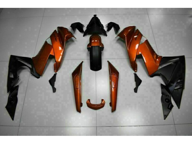 Orange Carénage Moto Kawasaki EX650 2009-2011 Orange Carénage Moto Kawasaki EX650 2009-2011