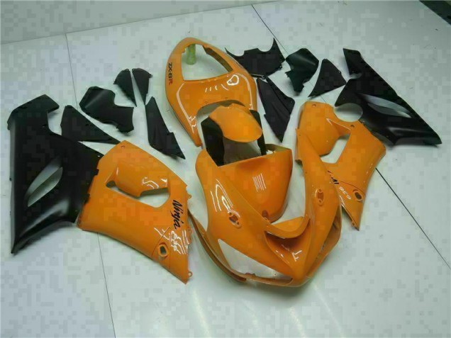 Orange Carénage Moto Kawasaki ZX6R 2005-2006 Orange Carénage Moto Kawasaki ZX6R 2005-2006