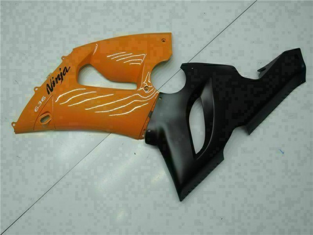 Orange Carénage Moto Kawasaki ZX6R 2005-2006 Orange Carénage Moto Kawasaki ZX6R 2005-2006