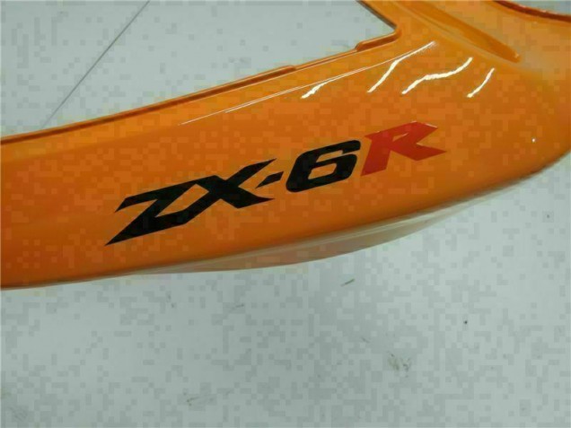 Orange Carénage Moto Kawasaki ZX6R 2005-2006 Orange Carénage Moto Kawasaki ZX6R 2005-2006