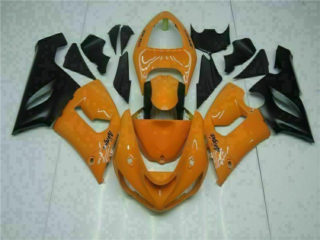 Orange Carénage Moto Kawasaki ZX6R 2005-2006 Orange Carénage Moto Kawasaki ZX6R 2005-2006