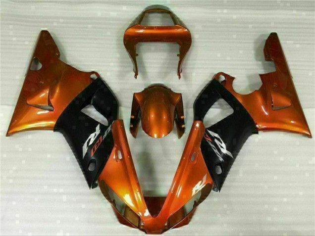 Orange Carénage Moto Yamaha R1 2000-2001 Orange Carénage Moto Yamaha R1 2000-2001