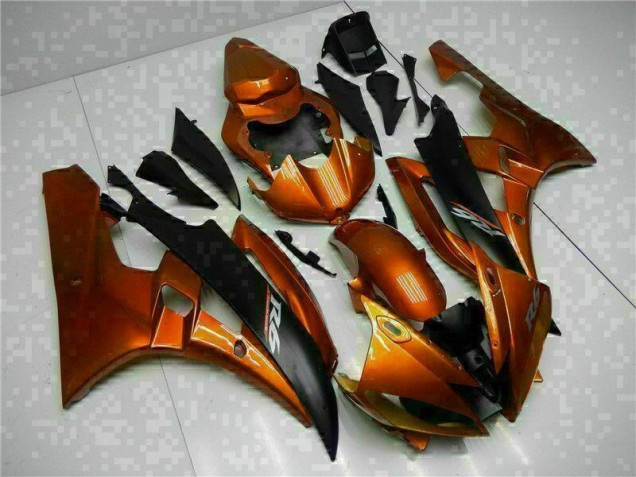 Orange Carénage Moto Yamaha R6 2006-2007 Orange Carénage Moto Yamaha R6 2006-2007