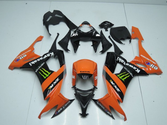 Orange Monster Carénage Moto Kawasaki ZX10R 2008-2010 Orange Monster Carénage Moto Kawasaki ZX10R 2008-2010