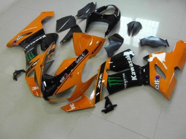 Orange Monster Carénage Moto Kawasaki ZX6R 2005-2006