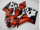 Orange Noir Carénage Moto Honda CBR 1000 RR 2006-2007 Orange Noir Carénage Moto Honda CBR 1000 RR 2006-2007
