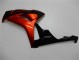 Orange Noir Carénage Moto Honda CBR 1000 RR 2006-2007 Orange Noir Carénage Moto Honda CBR 1000 RR 2006-2007