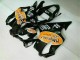 Orange Noir Carénage Moto Honda CBR 600 F4i 2001-2003 Orange Noir Carénage Moto Honda CBR 600 F4i 2001-2003