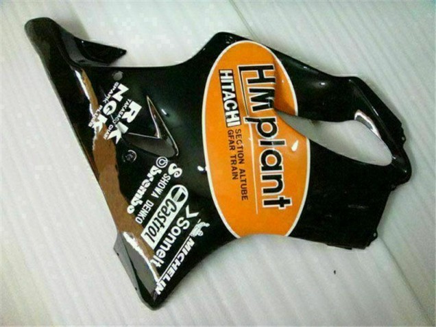 Orange Noir Carénage Moto Honda CBR 600 F4i 2001-2003 Orange Noir Carénage Moto Honda CBR 600 F4i 2001-2003