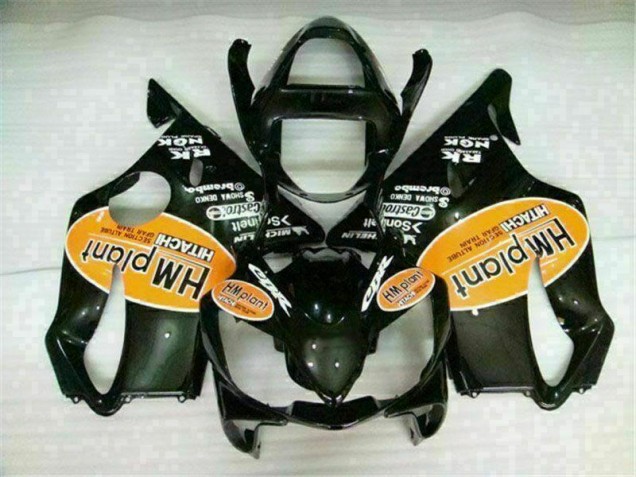 Orange Noir Carénage Moto Honda CBR 600 F4i 2001-2003 Orange Noir Carénage Moto Honda CBR 600 F4i 2001-2003
