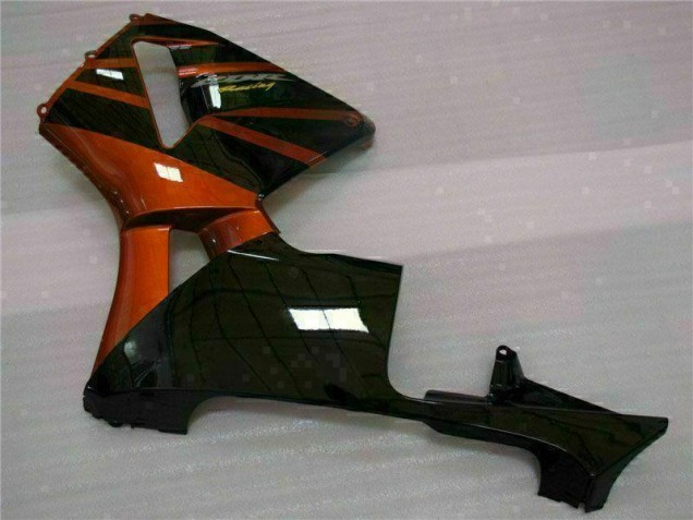 Orange Noir Carénage Moto Honda CBR 600 RR 2005-2006 Orange Noir Carénage Moto Honda CBR 600 RR 2005-2006