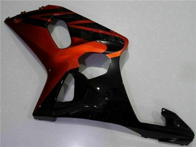 Orange Noir Carénage Moto Suzuki GSXR 1000 K1 2000-2002 Orange Noir Carénage Moto Suzuki GSXR 1000 K1 2000-2002