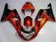 Orange Noir Carénage Moto Suzuki GSXR 1000 K1 2000-2002 Orange Noir Carénage Moto Suzuki GSXR 1000 K1 2000-2002
