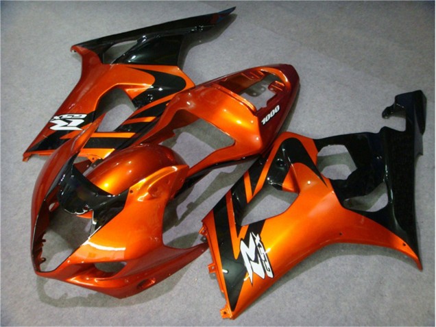 Orange Noir Carénage Moto Suzuki GSXR 1000 K3 2003-2004 Orange Noir Carénage Moto Suzuki GSXR 1000 K3 2003-2004