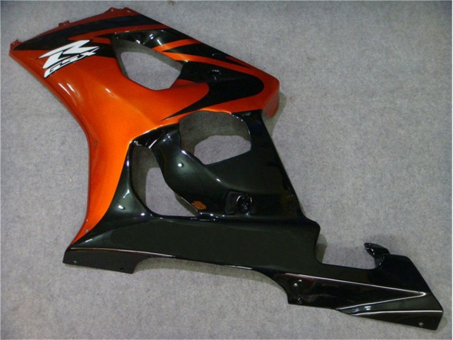 Orange Noir Carénage Moto Suzuki GSXR 1000 K3 2003-2004 Orange Noir Carénage Moto Suzuki GSXR 1000 K3 2003-2004
