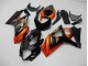 Orange Noir Carénage Moto Suzuki GSXR 1000 K7 2007-2008 Orange Noir Carénage Moto Suzuki GSXR 1000 K7 2007-2008