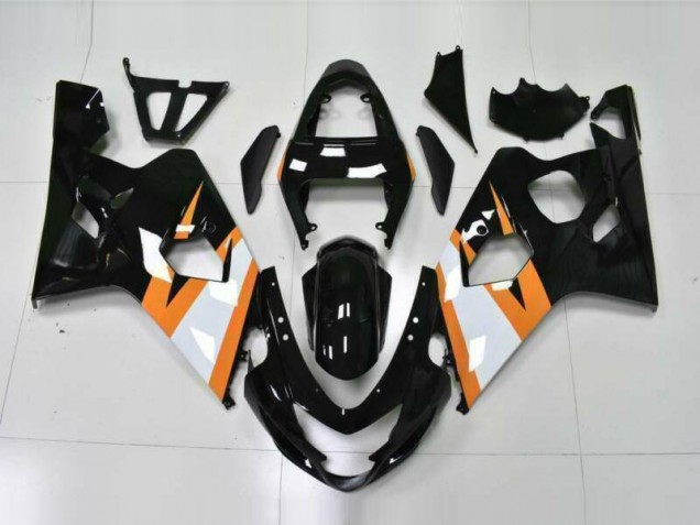 Orange Noir Carénage Moto Suzuki GSXR 600 / 750 K4 2004-2005 Orange Noir Carénage Moto Suzuki GSXR 600 / 750 K4 2004-2005