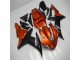 Orange Noir Carénage Moto Yamaha R1 2002-2003 Orange Noir Carénage Moto Yamaha R1 2002-2003