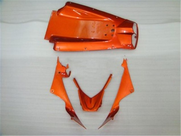 Orange Noir Carénage Moto Yamaha R6 2003-2005 Orange Noir Carénage Moto Yamaha R6 2003-2005