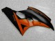 Orange Noir Carénage Moto Yamaha R6 2006-2007 Orange Noir Carénage Moto Yamaha R6 2006-2007