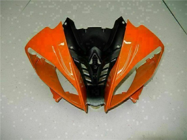Orange Noir Carénage Moto Yamaha R6 2008-2016