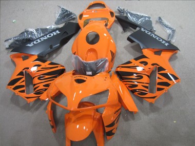 Orange Noir Carénage Moto de Rechange Honda CBR 600 RR 2005-2006