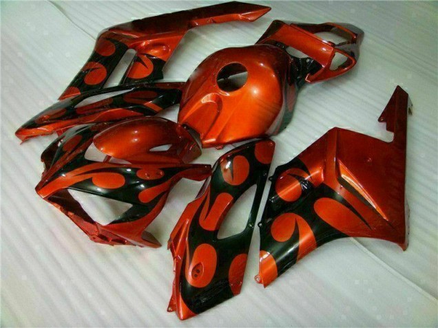 Orange Noir Carénages Moto Honda CBR 1000 RR 2004-2005 Orange Noir Carénages Moto Honda CBR 1000 RR 2004-2005