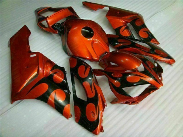 Orange Noir Carénages Moto Honda CBR 1000 RR 2004-2005 Orange Noir Carénages Moto Honda CBR 1000 RR 2004-2005