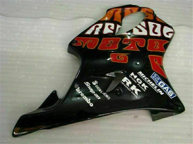 Orange Noir Carénages Moto Honda CBR 600 F4i 2001-2003