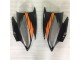 Orange Noir Carénages Moto Yamaha R6 2006-2007 Orange Noir Carénages Moto Yamaha R6 2006-2007