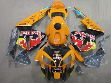 Orange Noir Red Bull Carénage Moto Honda CBR 600 RR 2005-2006