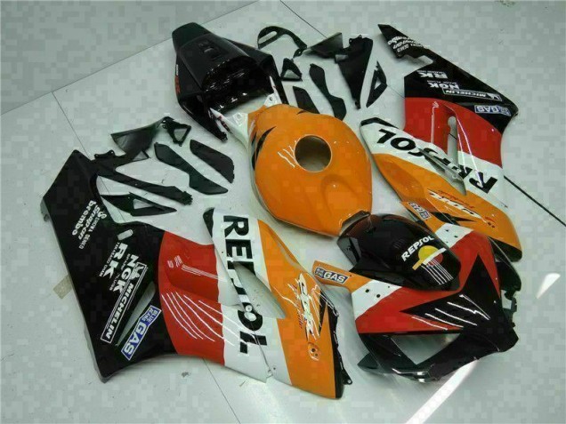 Orange Noir Repsol Carénage Moto Honda CBR 1000 RR 2004-2005 Orange Noir Repsol Carénage Moto Honda CBR 1000 RR 2004-2005