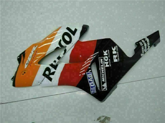 Orange Noir Repsol Carénage Moto Honda CBR 1000 RR 2004-2005 Orange Noir Repsol Carénage Moto Honda CBR 1000 RR 2004-2005