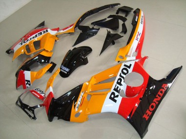 Orange Noir Repsol Carénage Moto Honda CBR 600 F3 1995-1998