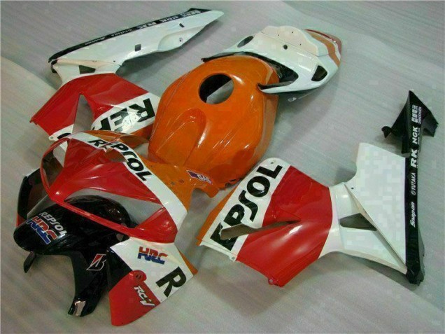 Orange Noir Repsol Carénages Moto Honda CBR 600 RR 2005-2006 Orange Noir Repsol Carénages Moto Honda CBR 600 RR 2005-2006