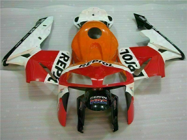 Orange Noir Repsol Carénages Moto Honda CBR 600 RR 2005-2006 Orange Noir Repsol Carénages Moto Honda CBR 600 RR 2005-2006