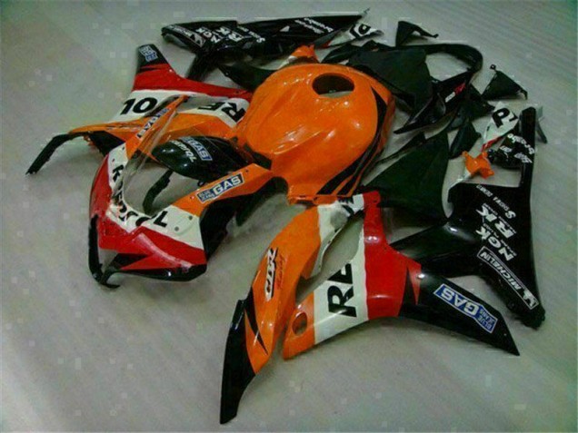 Orange Noir Repsol Carénages Moto Honda CBR 600 RR 2007-2008 Orange Noir Repsol Carénages Moto Honda CBR 600 RR 2007-2008